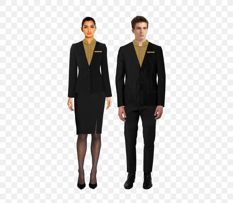 Front Office Receptionist Uniform Housekeeping Clothing, PNG, 410x713px, Front Office, Blazer, Business, Businessperson, Clothing Download Free