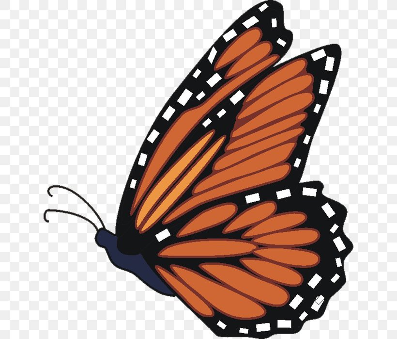 Monarch Butterfly Insect Brush-footed Butterflies Clip Art, PNG, 640x699px, Butterfly, Art, Arthropod, Brush Footed Butterfly, Brushfooted Butterflies Download Free