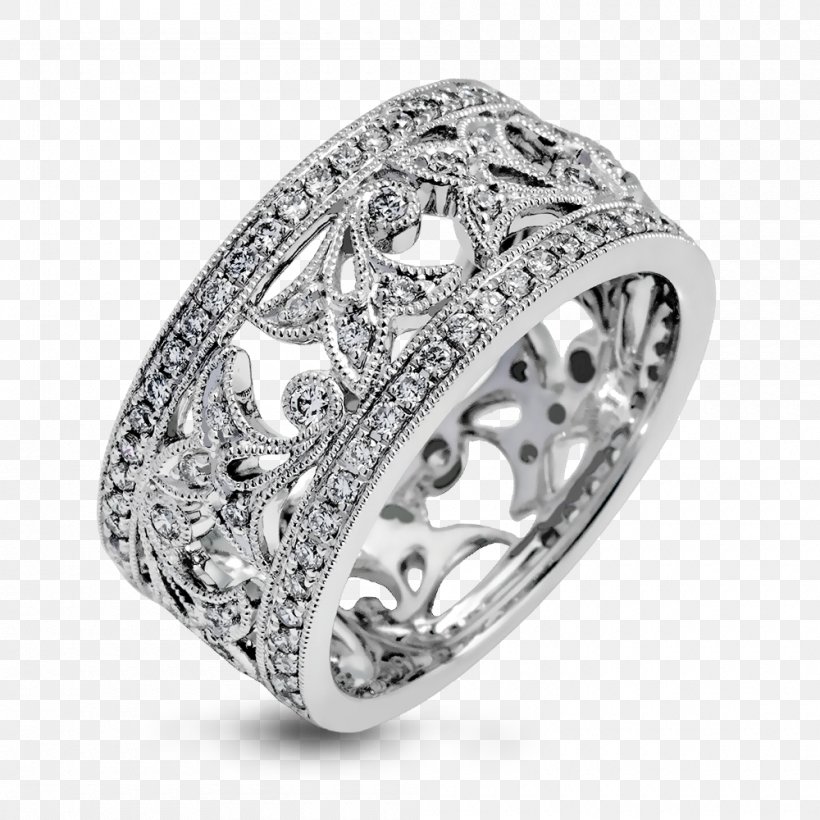 Wedding Ring Jewellery Silver Engagement Ring, PNG, 1000x1000px, Ring, Bijou, Body Jewelry, Bracelet, Bride Download Free