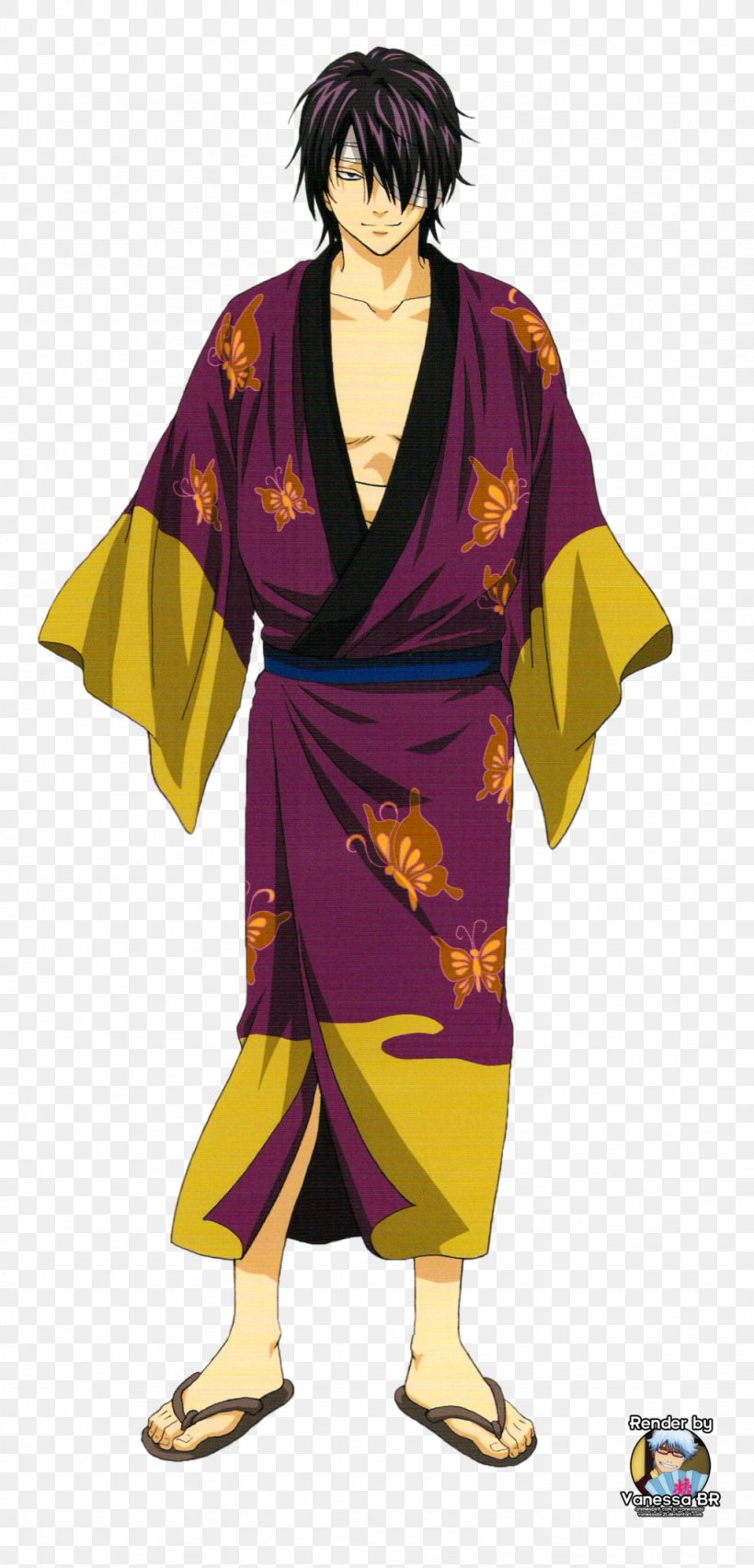 Shinsuke Takasugi Gin Tama Kimono Gintoki Sakata Costume, PNG, 1024x2129px, Watercolor, Cartoon, Flower, Frame, Heart Download Free