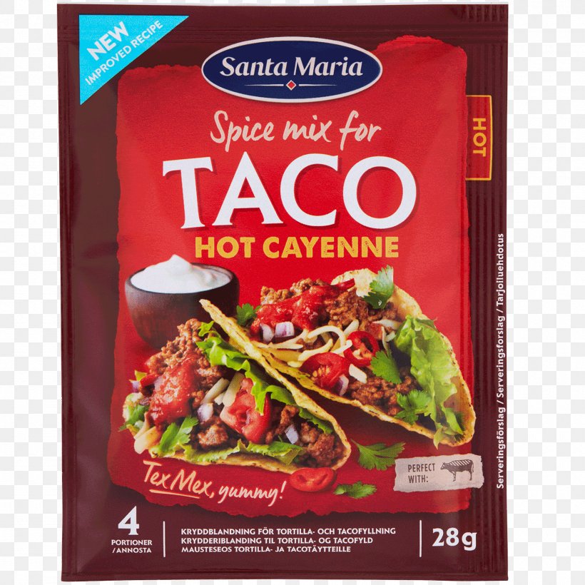 Taco Tex-Mex Mexican Cuisine Fajita Spice, PNG, 1500x1500px, Taco, Cayenne Pepper, Chili Pepper, Convenience Food, Corn Tortilla Download Free