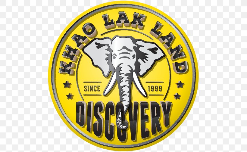 Khao Lak Land Discovery Organization Logo Font Badge, PNG, 505x505px, Organization, Badge, Brand, Elephant, Elephants And Mammoths Download Free