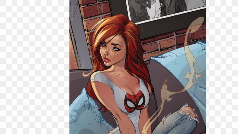 Mary Jane Watson Ultimate Spider-Man Gwen Stacy Comic Book, PNG, 1600x900px, Watercolor, Cartoon, Flower, Frame, Heart Download Free