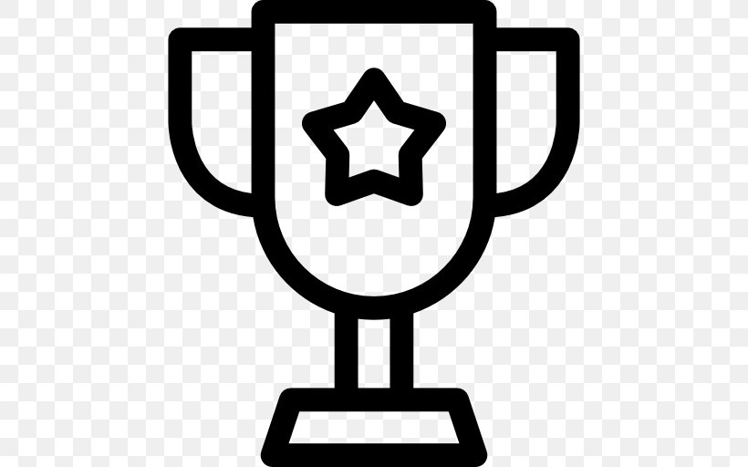 Trophy Flat Design, PNG, 512x512px, Trophy, Area, Black And White, Blue, Color Download Free
