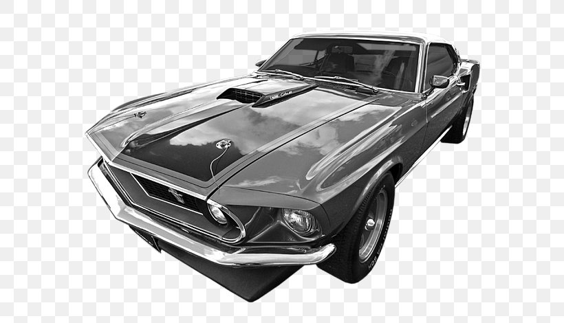 First Generation Ford Mustang Ford Mustang Mach 1 Ford Mustang FR500 Car, PNG, 600x470px, First Generation Ford Mustang, Automotive Design, Automotive Exterior, Black And White, Boss 302 Mustang Download Free