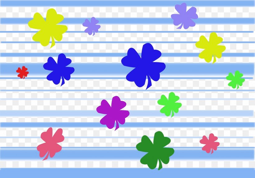 Four-leaf Clover Clip Art, PNG, 1024x717px, Clover, Area, Border, Flower, Fourleaf Clover Download Free