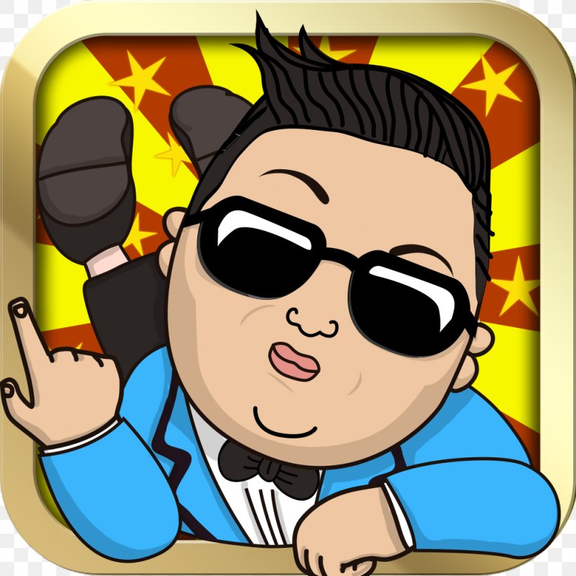 Gangnam Style Glasses Game Clip Art, PNG, 1024x1024px, Gangnam Style, Art, Behavior, Boy, Cartoon Download Free