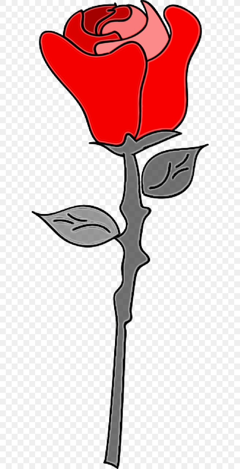 Red Clip Art Plant Stem Plant Tree, PNG, 800x1600px, Watercolor, Flower, Paint, Plant, Plant Stem Download Free