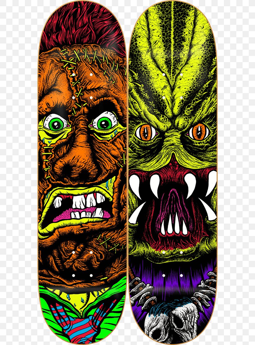 Skateboarding Illustration Bakerboys Distribution Graphics, PNG, 580x1111px, Skateboard, Art, Chainsaw Horror, Character, Demon Download Free