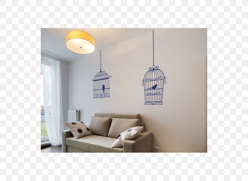 Bird Cage Sticker Wall Painting, PNG, 600x600px, Bird, Bedroom, Birdcage, Cage, Ceiling Download Free