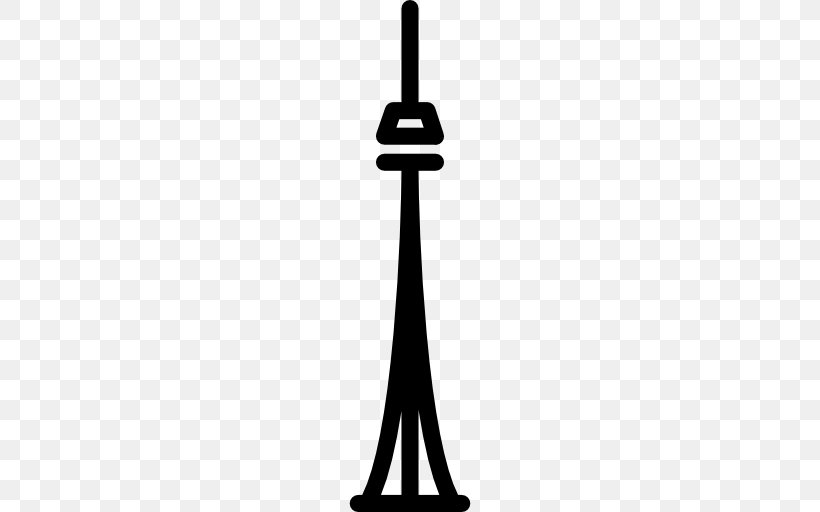 CN Tower Milad Tower Monument Building, PNG, 512x512px, Cn Tower, Black And White, Building, Drawing, Free Licence Download Free