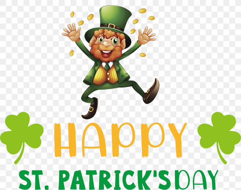 Saint Patrick Patricks Day, PNG, 3000x2369px, Saint Patrick, Cartoon, Color, Gold, Leprechaun Download Free