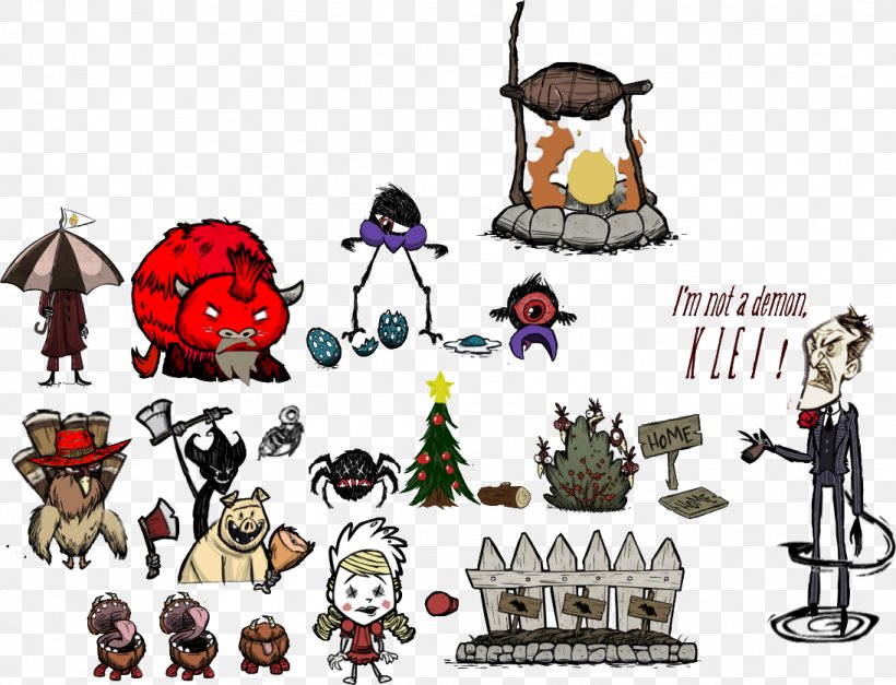 Clip Art Portable Network Graphics Illustration Don't Starve Product, PNG, 1094x837px, Dont Starve, Animal, Art, Barbecue, Cartoon Download Free