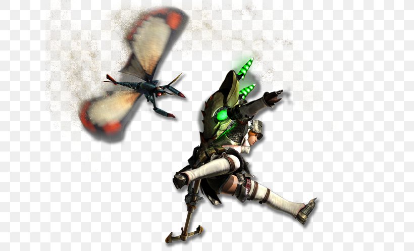 Monster Hunter 4 Ultimate Monster Hunter: World Monster Hunter 3 Ultimate Monster Hunter Generations, PNG, 640x497px, Monster Hunter 4, Game, Glaive, Insect, Membrane Winged Insect Download Free