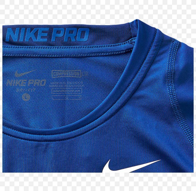 T-shirt Cobalt Blue Nike Sleeve, PNG, 800x800px, Tshirt, Azure, Blue, Cobalt, Cobalt Blue Download Free