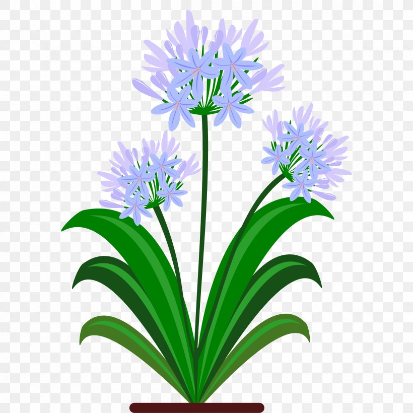 Cut Flowers Lily Of The Nile Clip Art, PNG, 2400x2400px, Flower, Bellflower, Bellflower Family, Cut Flowers, Flower Bouquet Download Free