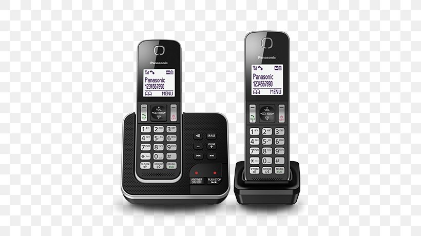 Panasonic KX-TGD323E Cordless Telephone Digital Enhanced Cordless Telecommunications, PNG, 613x460px, Panasonic, Answering Machine, Answering Machines, Caller Id, Cellular Network Download Free