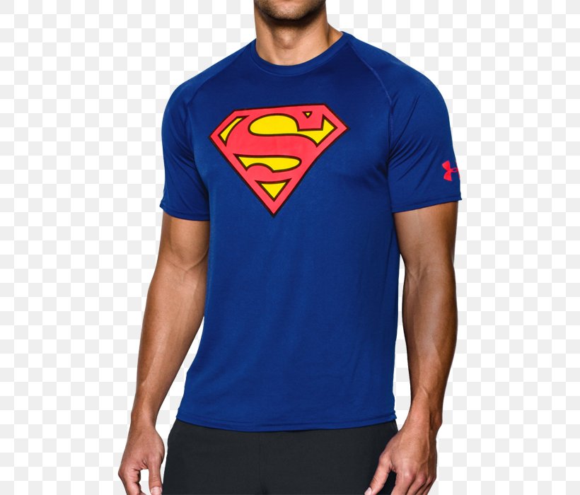 T-shirt Superman Captain America Under Armour, PNG, 700x700px, Tshirt, Active Shirt, Alter Ego, Blue, Captain America Download Free