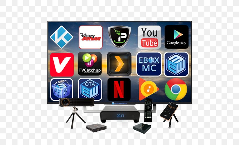 Television Kodi Smart TV Android TV, PNG, 500x500px, Television, Android, Android Tv, Box, Brand Download Free