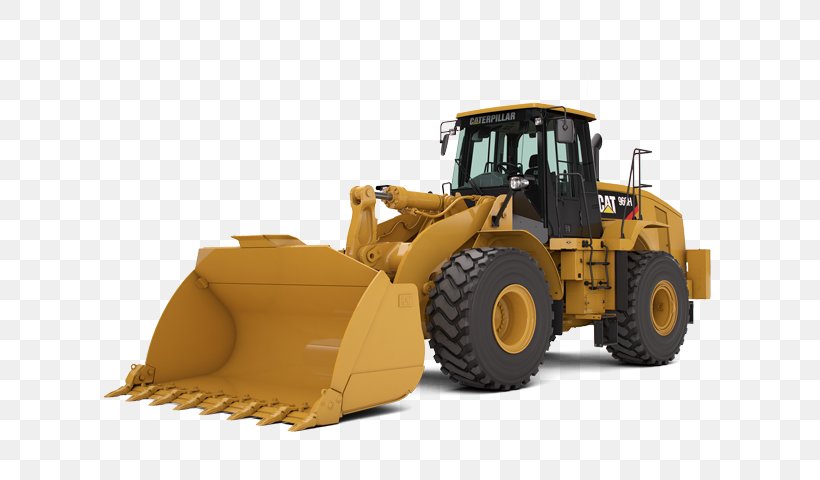 Caterpillar Inc. Loader Heavy Machinery John Deere Tractor, PNG, 640x480px, Caterpillar Inc, Asphalt Concrete, Bucket, Bulldozer, Compactor Download Free