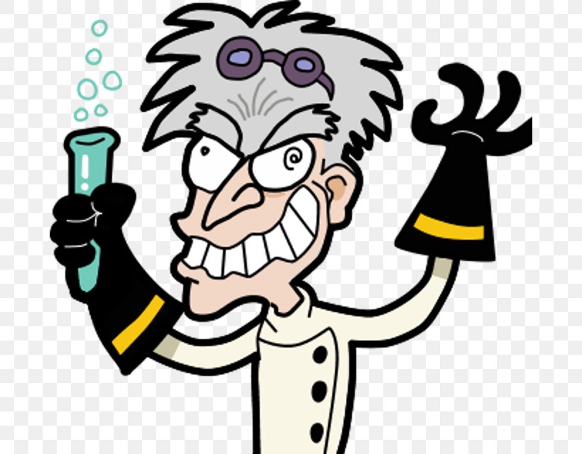 Mad Scientist Science Laboratory Clip Art Png 680x640px Mad
