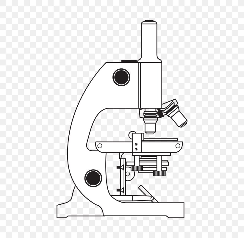 Optical Microscope Drawing Worksheet, PNG, 528x800px, Optical Microscope, Area, Artwork, Auto Part, Black And White Download Free