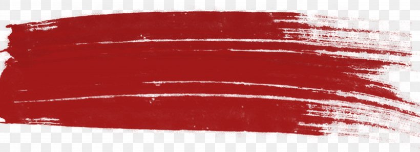 Red Inkjet Printing, PNG, 3508x1277px, Red, Brand, Brush, Ink, Inkjet Printing Download Free