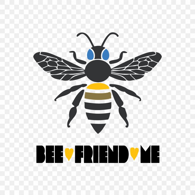 Honey Bee Logo Illustration Beehive, PNG, 2083x2083px, Honey Bee, Arthropod, Bee, Beehive, Beekeeping Download Free