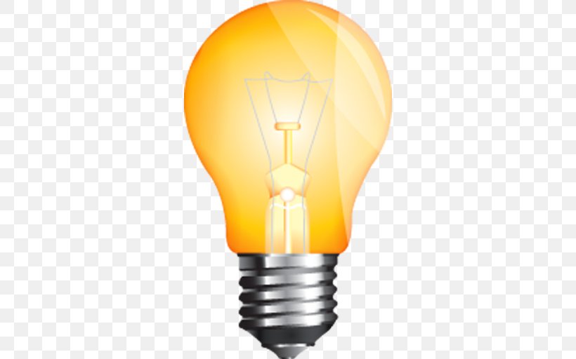 Incandescent Light Bulb Electric Light Lamp Lighting, PNG, 512x512px, Light, Aseries Light Bulb, Compact Fluorescent Lamp, Electric Light, Energy Download Free