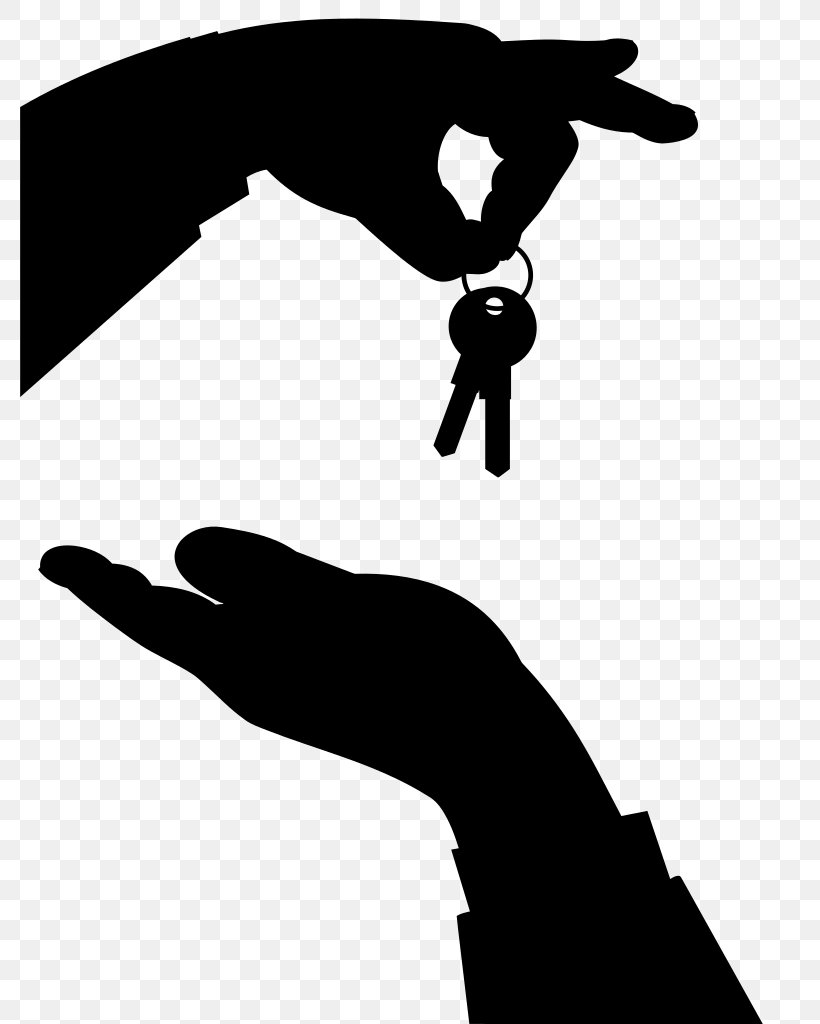 Silhouette Key Clip Art, PNG, 779x1024px, Silhouette, Black And White, Finger, Hand, Joint Download Free