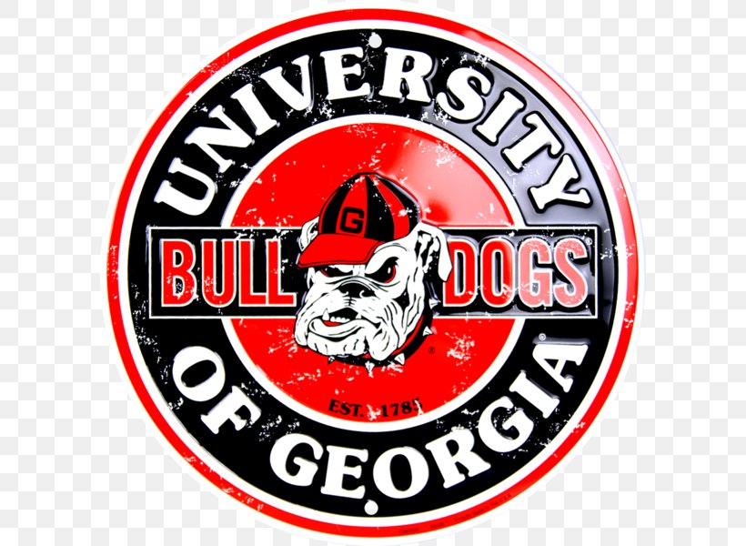 University Of Georgia Georgia Bulldogs Football Uga Tennessee Volunteers Football, PNG, 600x600px, University Of Georgia, American Football, Area, Brand, Bulldog Download Free