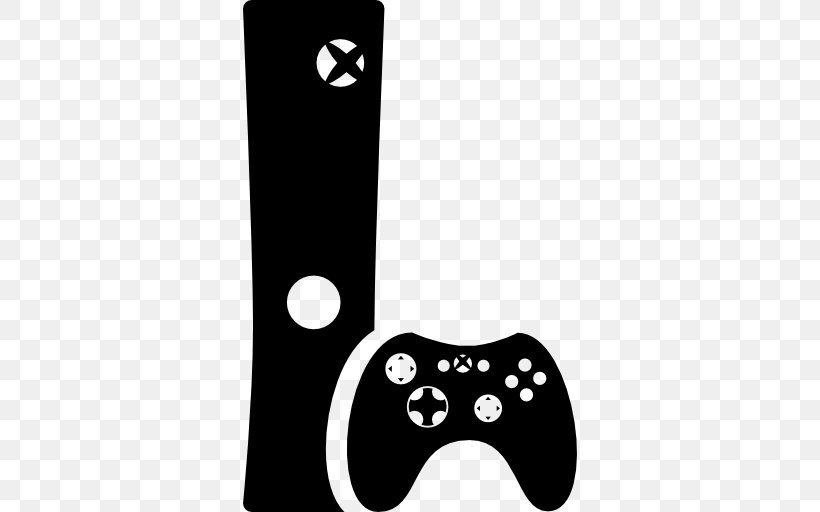 Video Game Consoles Game Controllers Xbox One, PNG, 512x512px, Video Game Consoles, All Xbox Accessory, Black, Black And White, Game Download Free