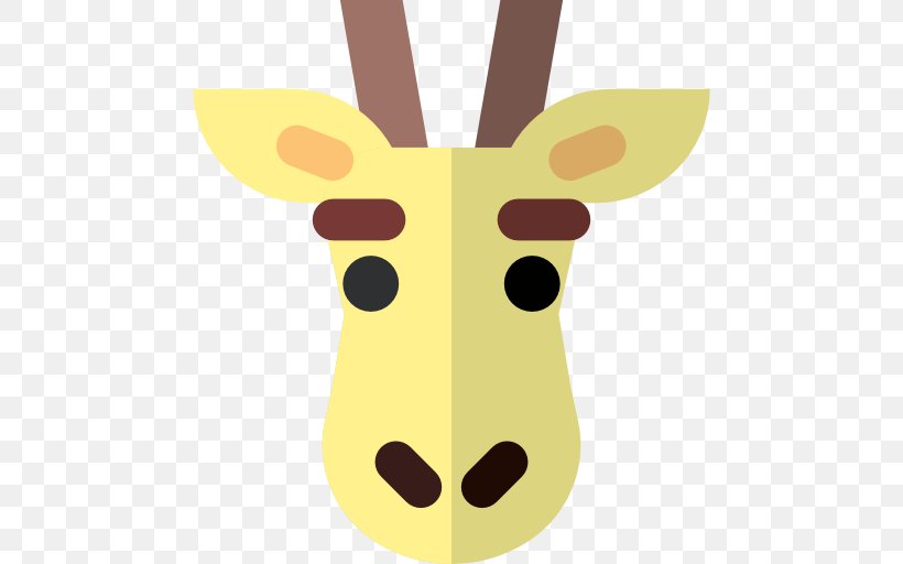 Giraffe Reindeer Animal, PNG, 512x512px, Giraffe, Animal, Antler, Deer, Giraffidae Download Free