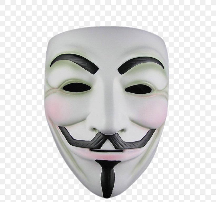 Guy Fawkes Mask Anonymous, PNG, 768x768px, Guy Fawkes Mask, Anonymous, Face, Guy Fawkes, Headgear Download Free