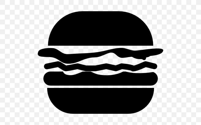 Hamburger Cheeseburger Patty Clip Art, PNG, 512x512px, Hamburger, Black, Black And White, Cheese, Cheeseburger Download Free