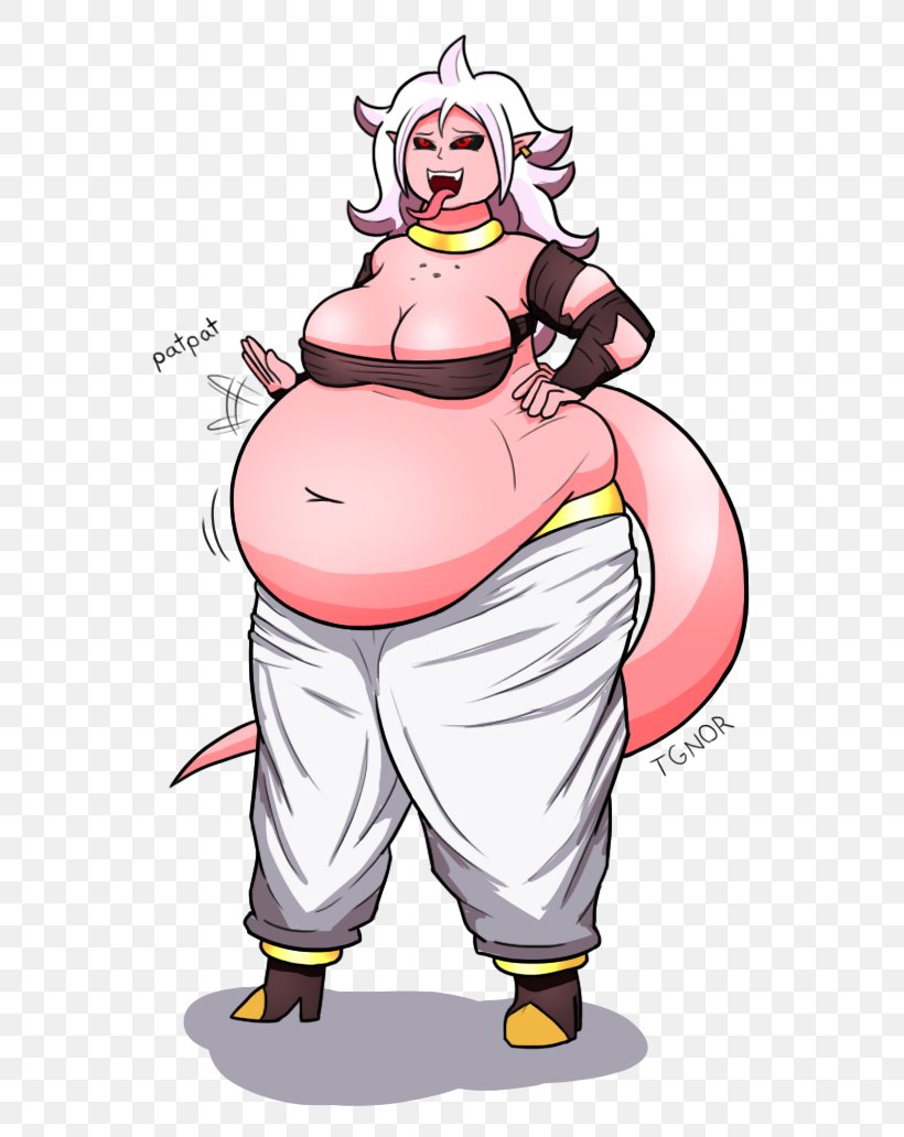 Majin Buu Dragon Ball FighterZ Androide Número 21, PNG, 675x1032px, Watercolor, Cartoon, Flower, Frame, Heart Download Free