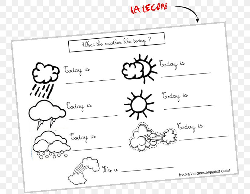 What's The Weather Like Today? Meteorology Paper Cours élémentaire 1re Année, PNG, 759x637px, Weather, Animal, Area, Black And White, Calendar Date Download Free