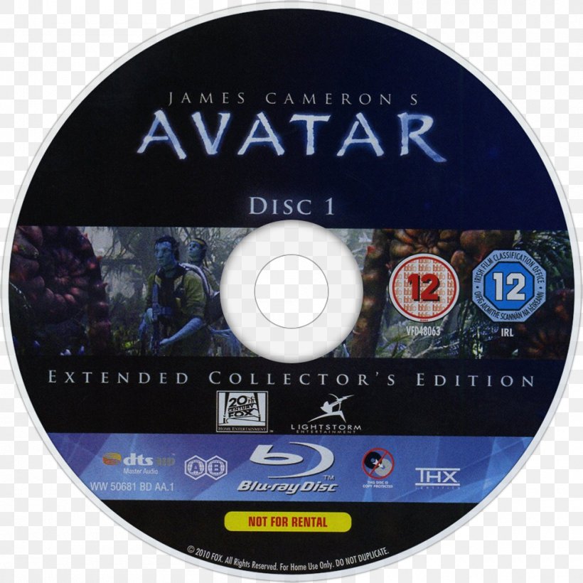 Blu-ray Disc Compact Disc James Cameron's Avatar: The Game Avatar Series Film, PNG, 1000x1000px, 4k Resolution, Bluray Disc, Avatar, Avatar Series, Brand Download Free