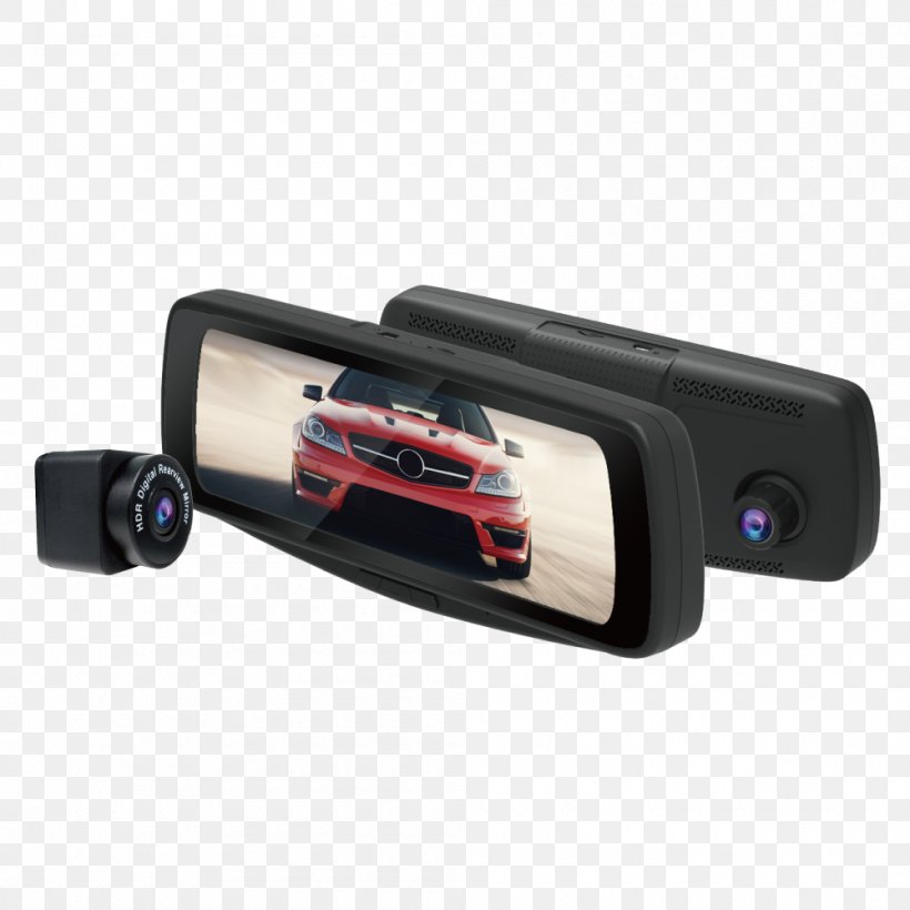 Car Rear-view Mirror Papago Dashcam, PNG, 1000x1000px, Car, Auto Parts Warehouse, Backup Camera, Camera, Computer Monitors Download Free