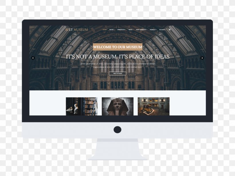 Responsive Web Design Museum WordPress Web Template, PNG, 1000x750px, Responsive Web Design, Art, Art Museum, Blog, Brand Download Free