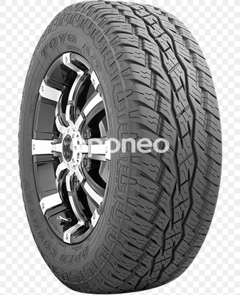 Toyo Tire & Rubber Company Car Off-road Tire Sport Utility Vehicle, PNG, 700x1006px, Toyo Tire Rubber Company, Auto Part, Automotive Tire, Automotive Wheel System, Black And White Download Free
