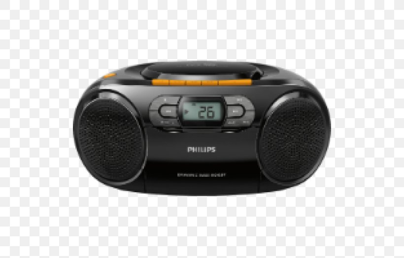 Philips CD-i Boombox Philips AZ328 Radio Recorder Compact Disc, PNG, 524x524px, Watercolor, Cartoon, Flower, Frame, Heart Download Free