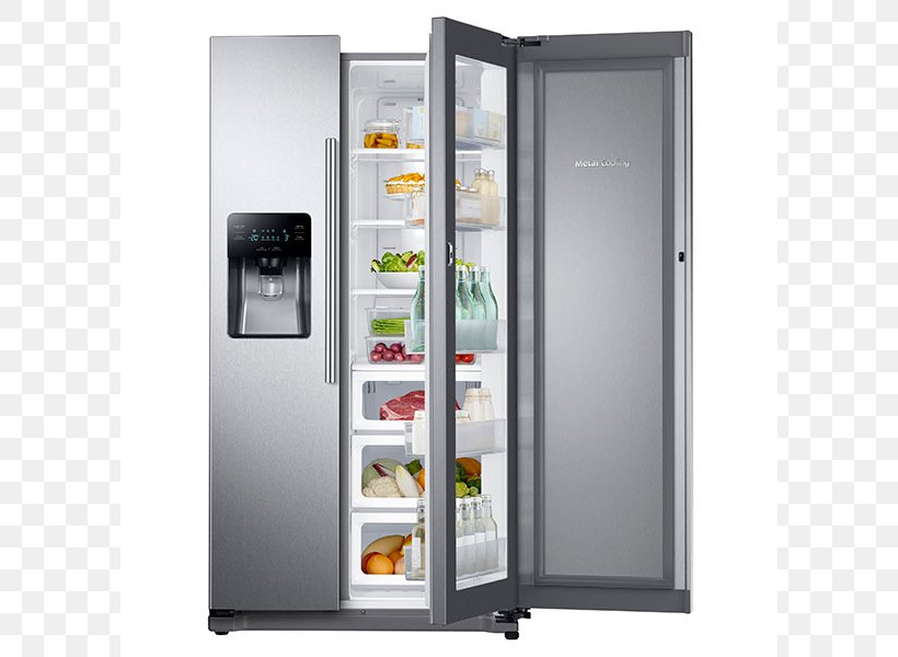 Samsung RH25H5611 Samsung Food ShowCase RH77H90507H Refrigerator Whirlpool WRS586FIE, PNG, 800x600px, Samsung Rh25h5611, Defrosting, Energy Star, Frigorifico Side By Side Samsung, Home Appliance Download Free