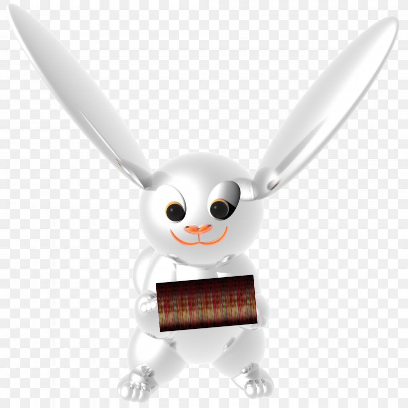 Easter Bunny Technology Figurine Animated Cartoon, PNG, 4000x4000px ...