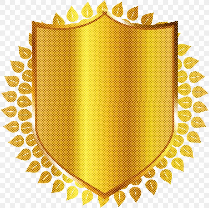 Yellow Clip Art Shield Emblem, PNG, 2000x1998px, Yellow, Emblem, Shield Download Free