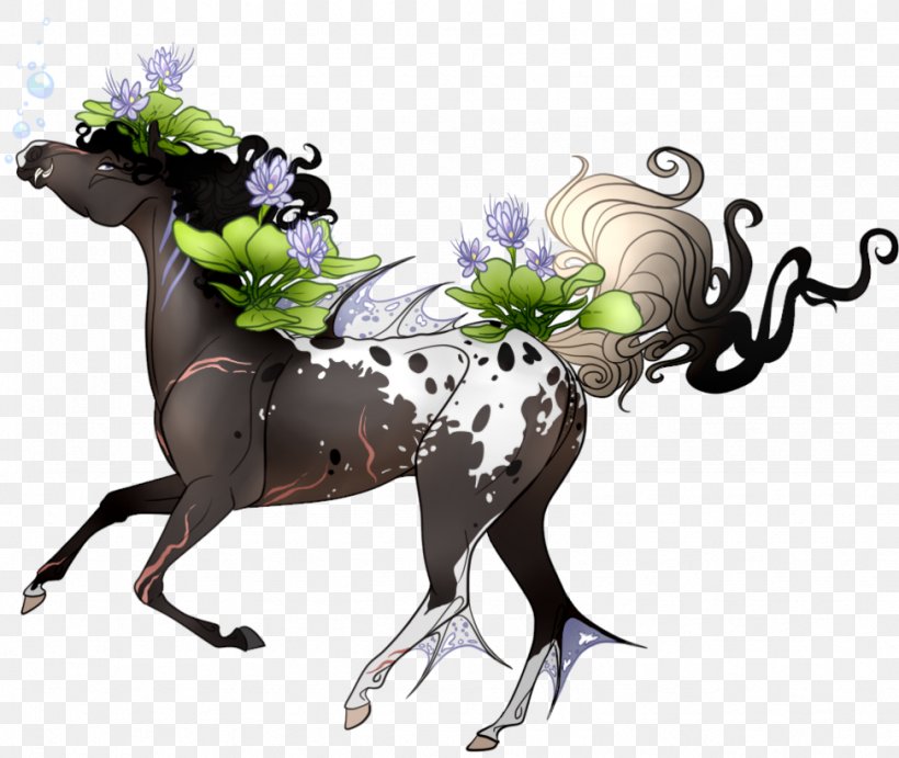 Horse Illustration Deer Cartoon Flower, PNG, 973x821px, Horse, Art, Cartoon, Deer, Fictional Character Download Free