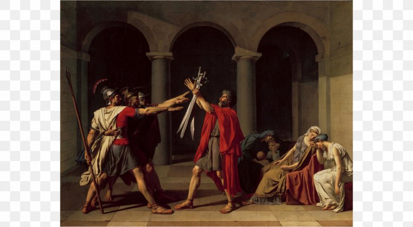Oath Of The Horatii Painting Art History Neoclassicism, PNG, 1352x744px, Painting, Art, Art History, Art Of Europe, Artist Download Free