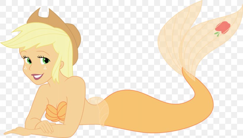 Applejack Mermaid My Little Pony: The Movie Rarity Twilight Sparkle, PNG, 1024x585px, Applejack, Aquata, Art, Cartoon, Ear Download Free