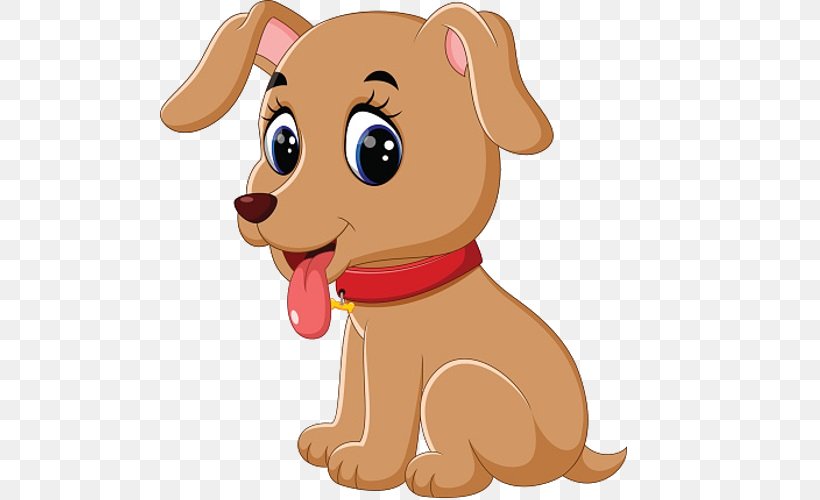 Dog Puppy Cartoon Clip Art, PNG, 500x500px, Dog, Art, Carnivoran, Cartoon,  Cuteness Download Free