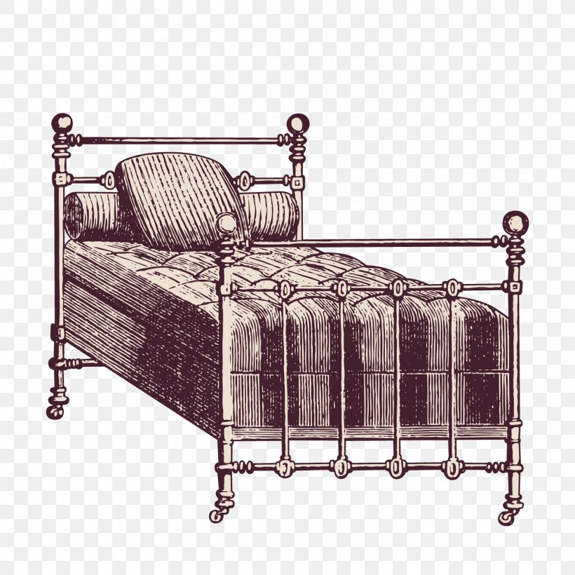 Nightstand Bed Frame Furniture, PNG, 1458x1458px, Nightstand, Bed, Bed Frame, Bed Sheet, Cartoon Download Free